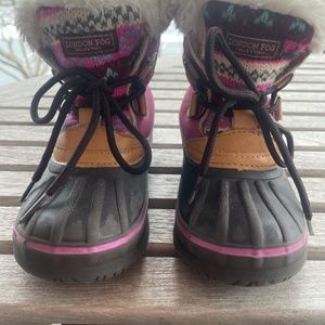 LONDON FOG Girls Toddler Tottenham Snow Boot